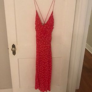 Finders keepers the label red ditsy doo dress